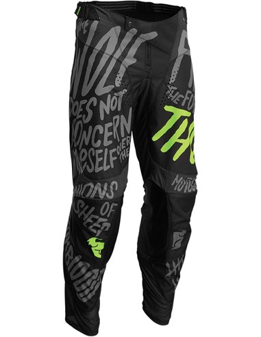 Pantalón motocross Thor-MX 2022 Pulse Counting Charcoal/Acid 40 2901-9513