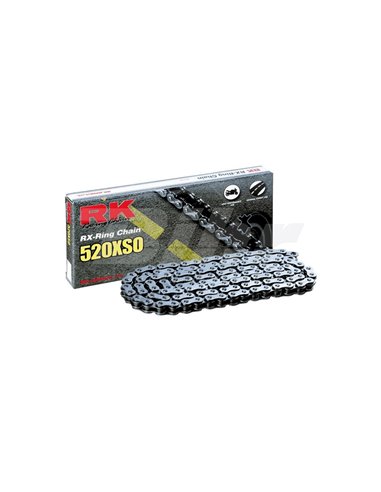 Cadena RK 520XSO amb 116 baules negre