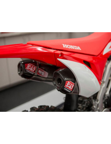 Ligne d'échappement complète Yoshimura Signature RS-9T, acier inoxydable, pour Honda CRF450R / RX