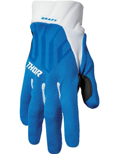 Gants moto cross Thor-MX 2022 Draft bleu/blanc XS 3330-6794