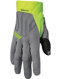 Gants moto cross Thor-MX 2022 Draft gris/acid XS 3330-6812