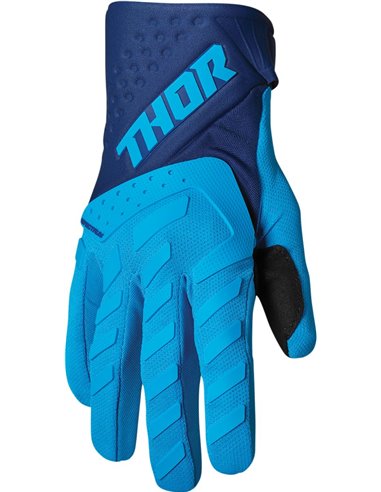 Gants moto cross Thor-MX 2022 Spectrum bleu/navy XS 3330-6831