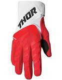 Guants motocross Thor-MX 2022 Spectrum vermell/blanc XS 3330-6837