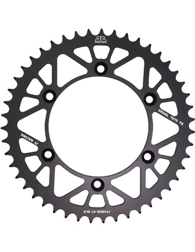 Rear sprocket JTA808.52BLK RL 520 52T BLK