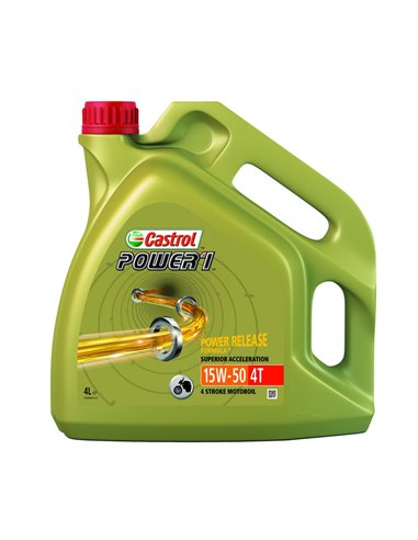 Castrol Power 1 GPS Huile Moteur Oil 15W50 4L