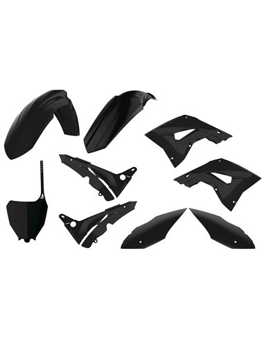 Honda CR125,CR250 - MX Restyling Kit Black - 2002-07 Models Polisport 90821