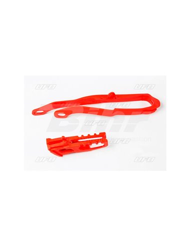 Chain guide + skate UFO-Plast Honda red HO04633-070