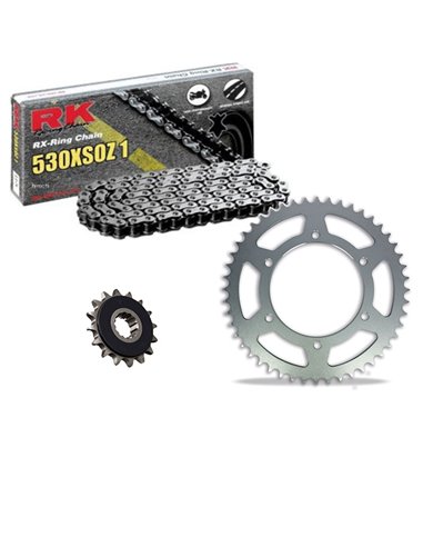 Kit cadena RK 520XSO (14-50-114) Cadena con enganche para remachar KC100344