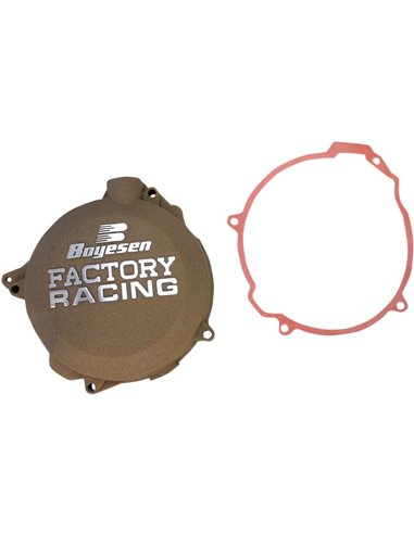 CLUTCH COVER FACTORY RACING  ALUMINUM REPLACEMENT POWDER-COATED MAGNESIUM BOYESEN CC-41M