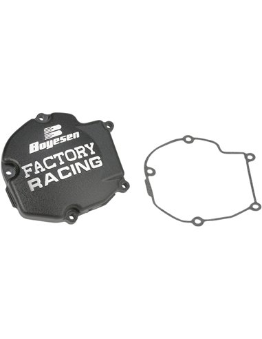 IGNITION COVER FACTORY RACING  ALUMINUM REPLACEMENT BLACK BOYESEN SC-11AB