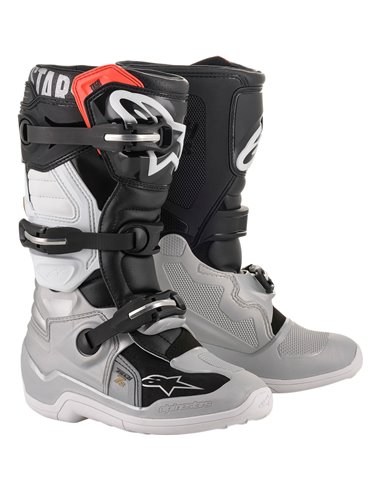 Botas motocross Alpinestarss Tech 7S Blanco| Dorado| Negro| Plateado 3