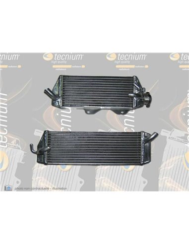 Brazed aluminum radiator oversizing right side 45849