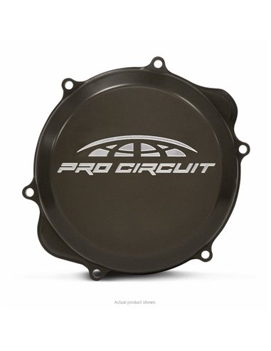 Tapa d'embragatge Pro Circuit per a Honda CRF450X: alumini, negre