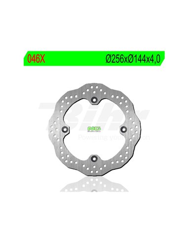 NG wavy brake disc 046X Ø256 x Ø144 x 4