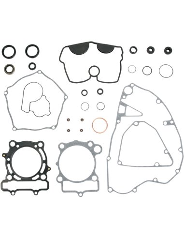 Complete Kit of Gaskets and Oil Seals W / Os Kx250F Moose Racing Hp 811468