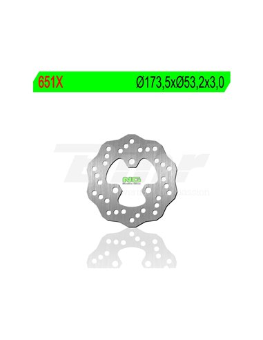 Disc de fre NG ondulado651X Ø173.5 x Ø53.2 x 3