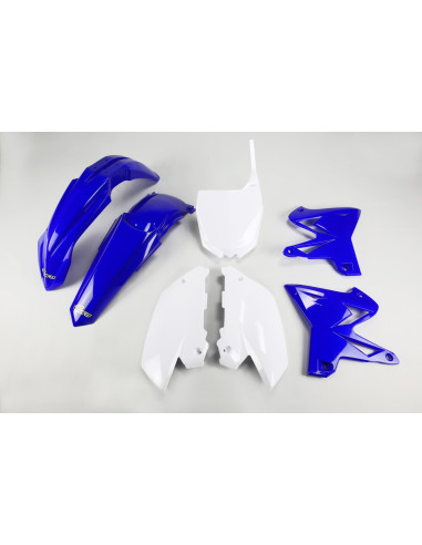 Kit de plásticos Restyle Yamaha Yz125-250 color original (azul-blanco) Yakit312E-999 UFO-Plast