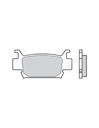 Brembo 07HO58SD Plaquettes de Frein Frittées Position: Arrière