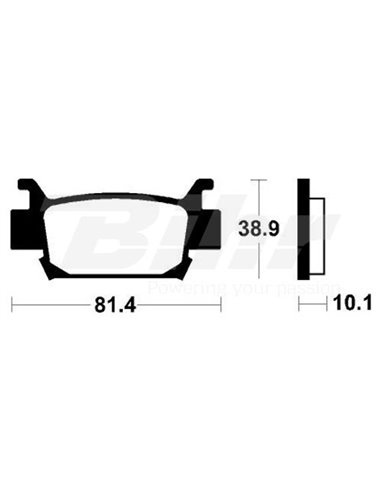 Tecnium MO329 Sintered Brake Pads Position: Front