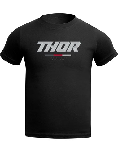 Camiseta Niño(A) Combat Negro 2T THOR-MX 2023 3032-3570