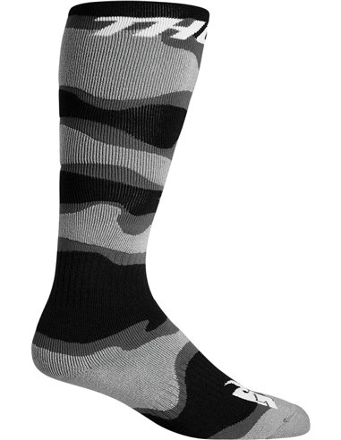 Sock Yth Mxcamo Gy/Wh 1-6 THOR-MX 2023 3431-0659