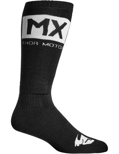 Calcetines Mx Solid Negro/Wh 6-9 THOR-MX 2023 3431-0675