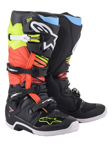 Motocross boots Tech7 Bk/Y/R 13 Alpinestars 2012014-1538-13