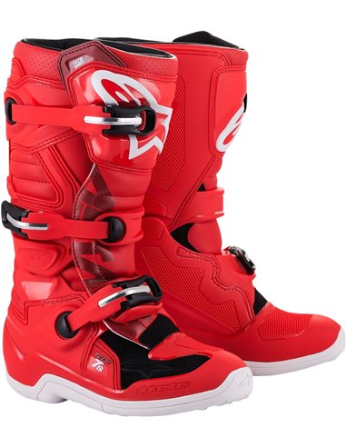 Botas motocross Tech7S Vermelho 2 Alpinestars 2015017-30-2