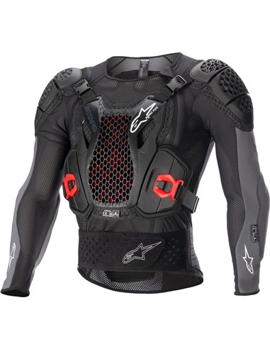 Casaco peitorai motocross Bio Plus V2 B/Rs Alpinestars 6506723-1036-S