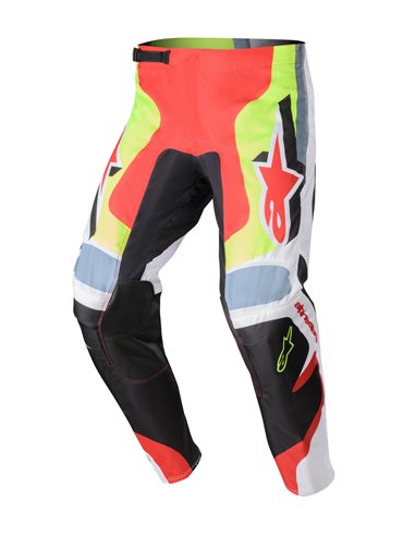 Calças motocross F-Agent Red/Yl 40 Alpinestars 3722223-1125-40