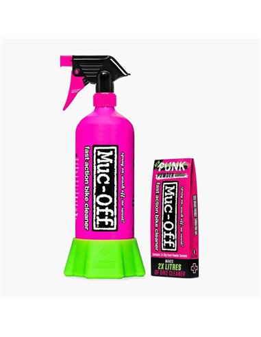 Pack MUC-OFF polvo Punk Powder y botella aluminio