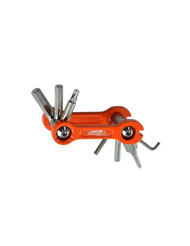 Multiherramienta plegable 9 en 1. Naranja