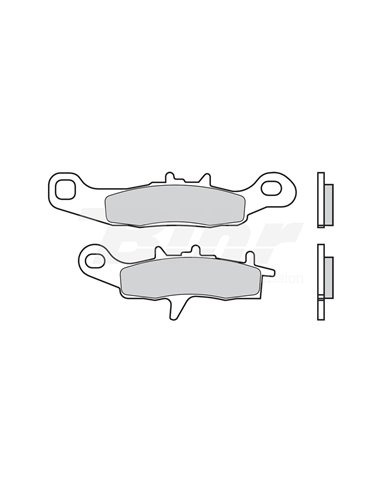 Brembo sinterizado 07KA22SD Posição das pastilhas de freio: Frente