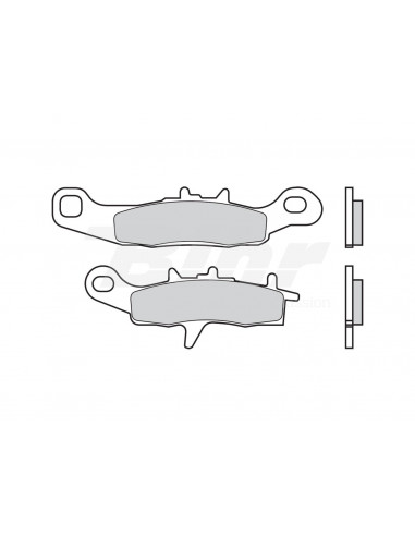 Plaquettes de frein frittées Brembo 07KA22SD Position: avant