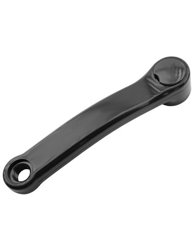 PROWHEEL Biela izquierda de bicicleta Acero negro 170mm Eje rombo