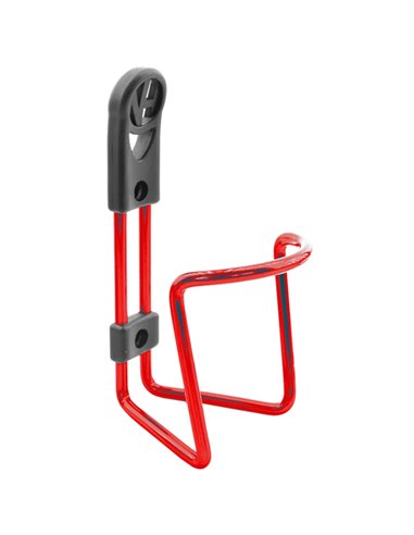 Portabidon Alu. Rojo Ø6mm SIN TORNILLOS