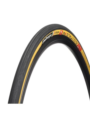 Neumático CHALLENGE HTLR Strada Pro tubeless 700X27 Blk/Tan