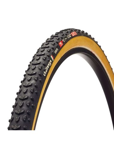 Tubular CHALLENGE HTU Grifo Pro 28X33 Blk/Tan