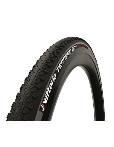 Neumático Vittoria Terreno Dry 700x35c Gravel flanco gris G2.0