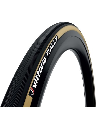 Tubular Vittoria Rally 28x25c flanco crema válvula RVC