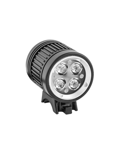 Luz delantera bicicleta LED 1600lm con batería externa recargable