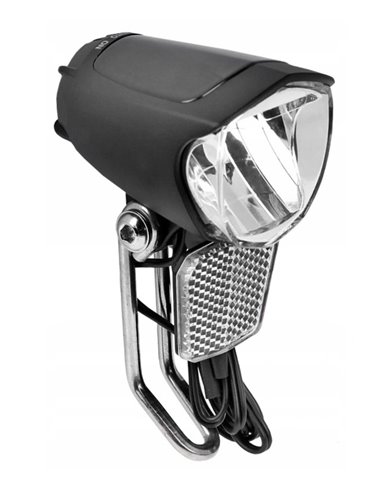 Luz delantera bicicleta LED 200lm para e-bike con baterías 6V-48V