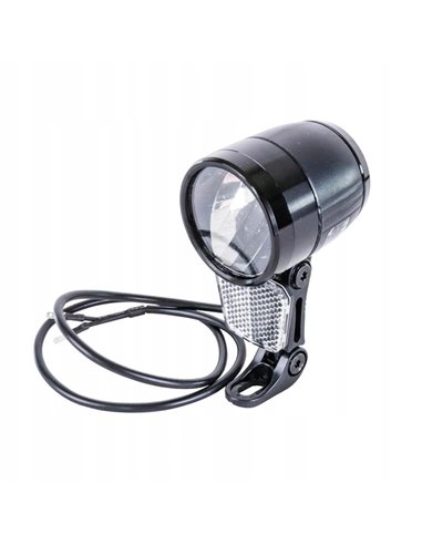 Luz delantera bicicleta LED 300lm para e-bike con baterías 6V-48V