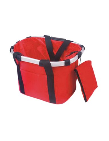 Bolsa transporte manillar Rojo