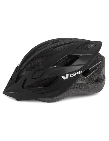 Casco V Bike MTB/Road 20 ventilaciones negro talla M (55-58cm)