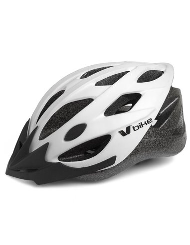 Casco V Bike MTB/Road 20 ventilaciones blanco talla M (55-58cm)