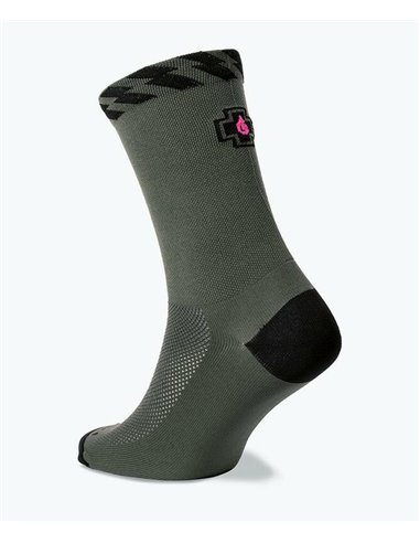 Calcetines técnicos de ciclismo Green MUC-OFF Talla 35-38