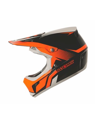 Casco SUOMY Extreme - Negro/Naranja/Gris