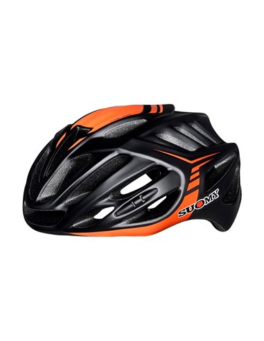 Casco SUOMY Timeless - Negro mate/Naranja