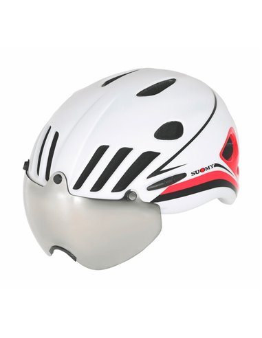 Casco SUOMY Vision - Blanco/Rojo